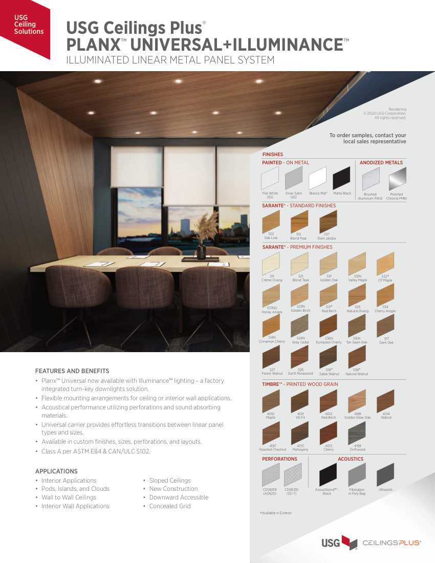USG IC370406 cut sheet — first page