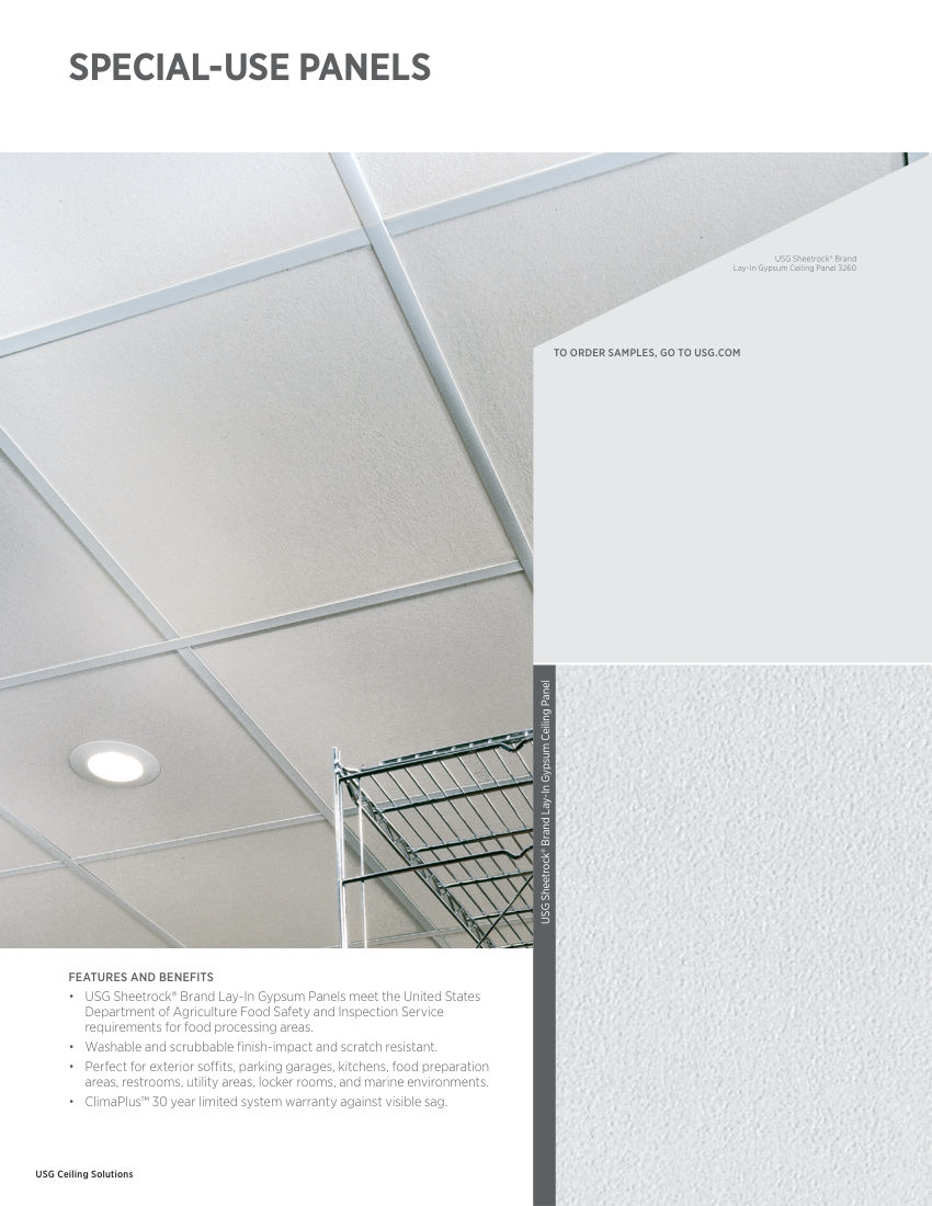 USG R3260 cut sheet — first page