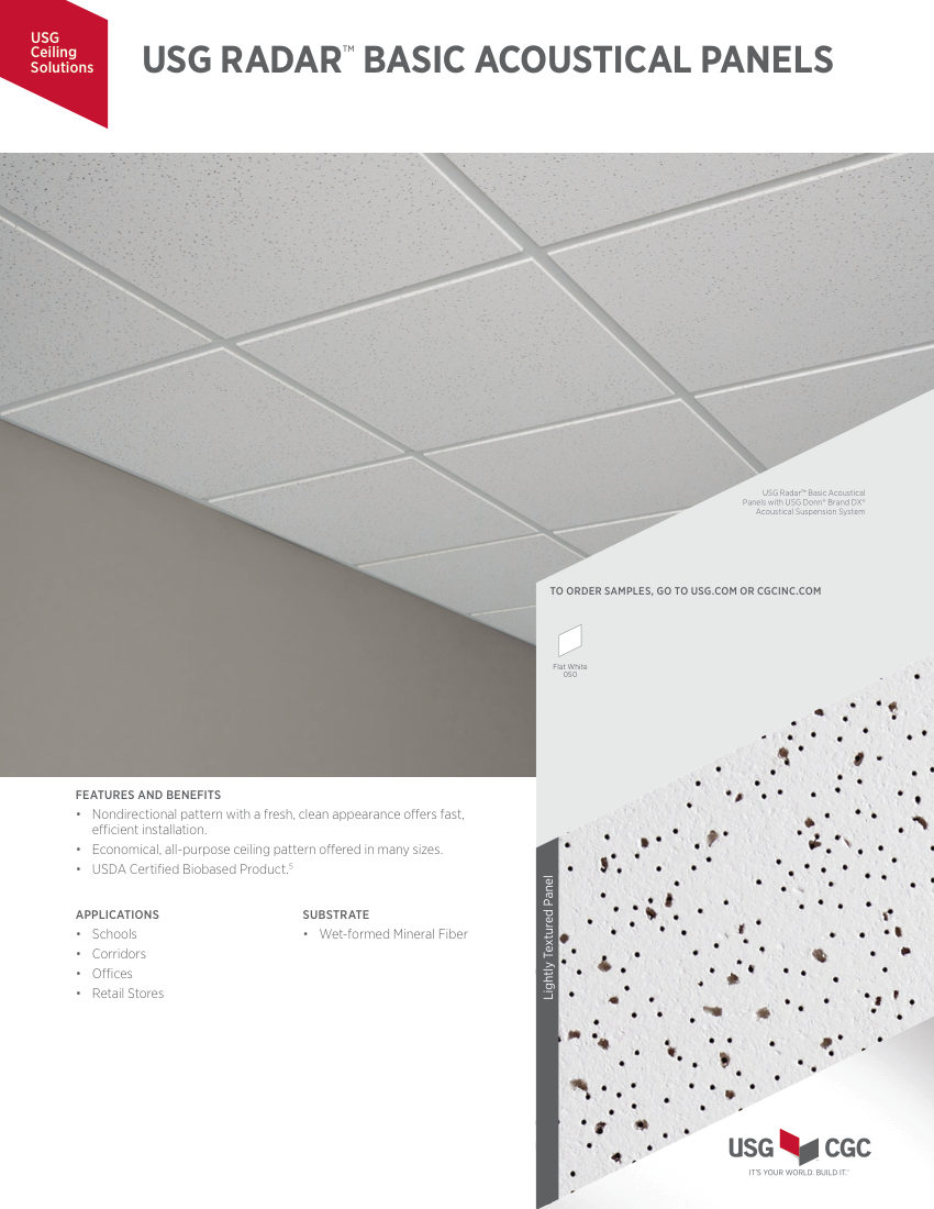 USG SC2288 cut sheet — first page