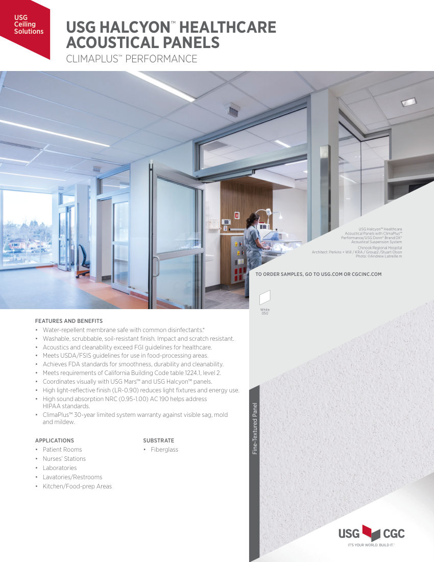 USG SC2652 cut sheet — first page