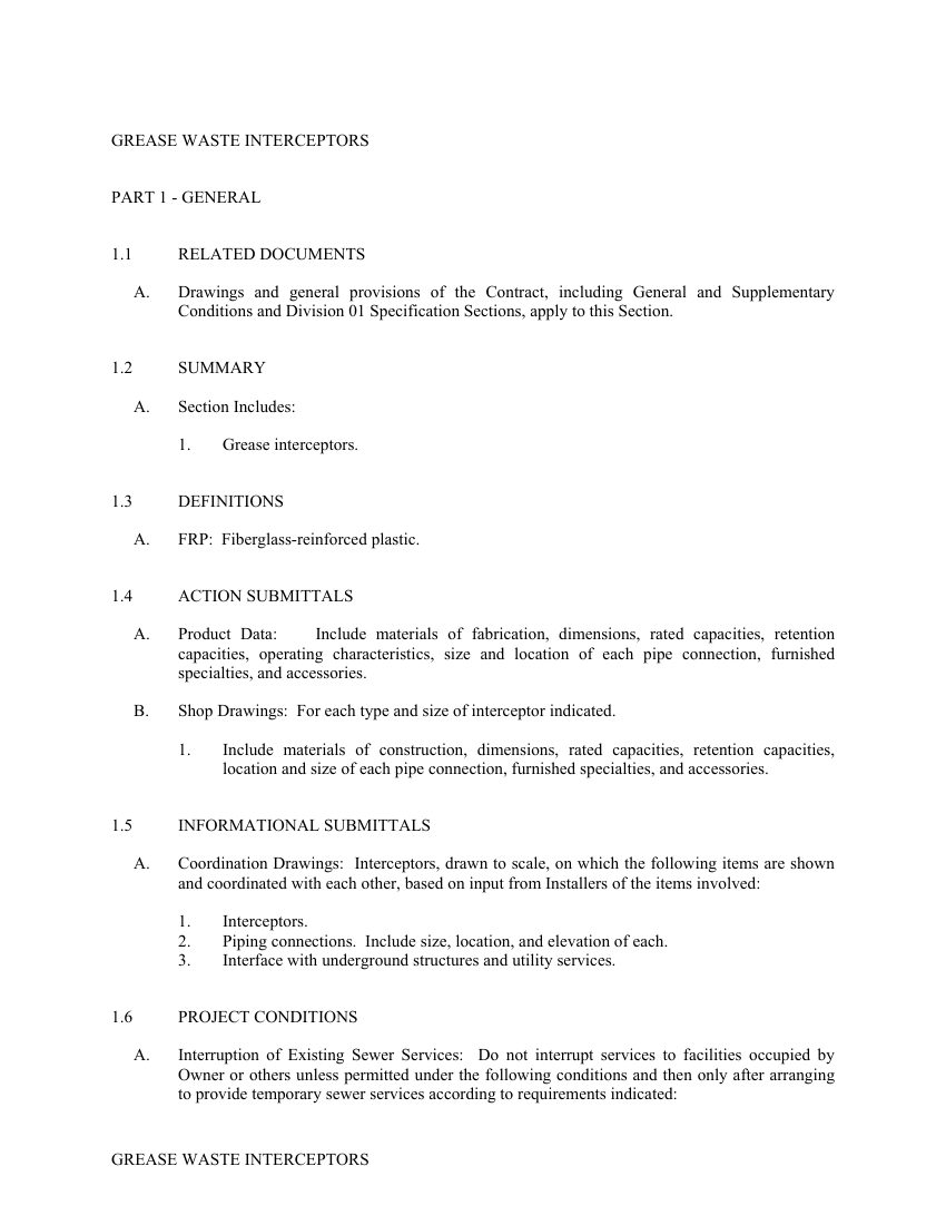 Zurn GMC-100-500 cut sheet — first page